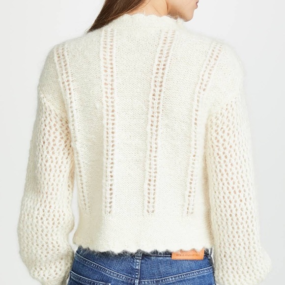 Loveshackfancy Persephone Sweater in Cream Puff - Picture 6 of 9
